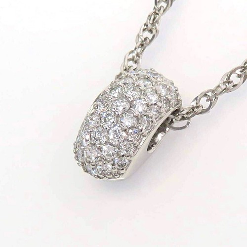 Collana CELINE Pt900 Pt850 Diamante 0 50Ct Rubino ​€0 02Ct Platino