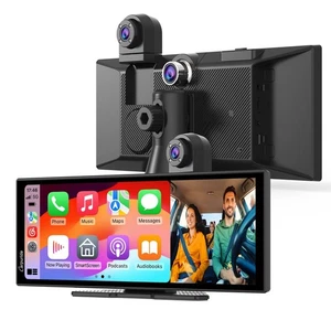 W125S 11.26 Inch HD Wireless Carplay & Android Auto Screen, 4K +1080P+1080P D... - Picture 1 of 9