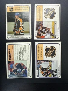 Tarjetas de líder O-Pee-Chee Wayne Gretzky 1981-82 # 126, 383, 384, 392 - Imagen 1 de 16