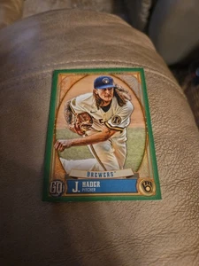 2021 Topps Gypsy Queen Josh Hader #186 Green Milwaukee Brewers SP - Picture 1 of 2