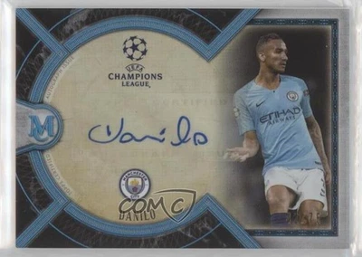 2018-19 Topps Museum Collection UCL Archival Sapphire /75 Danilo #AA-D Auto - Image 1 of 2