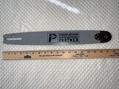 NOS pioneer partner chainsaw bar 16” sprocket tip,fits others VINTAGE CHAINSAW - Image 1 of 4