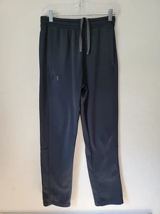 Under Armour sweatpants mens medium Black Tapered Leg Cold Gear Loose Fit - Picture 1 of 9