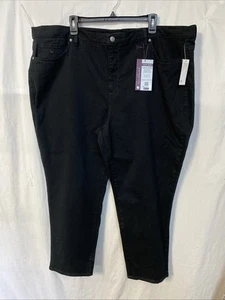 Gloria Vanderbilt Ladies Amanda Black Magical Stretch Jeans 24W NWT - Picture 1 of 5