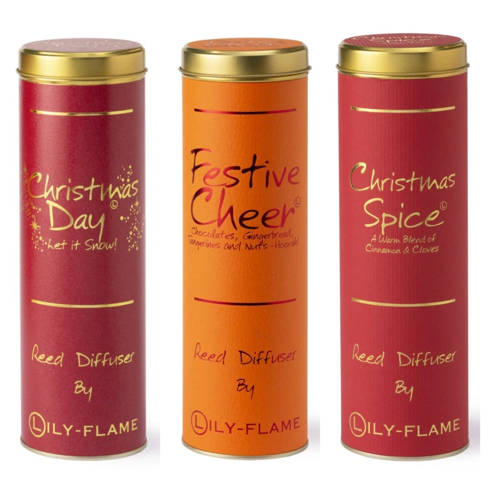 Lily Flame Christmas Reed Diffuser. Christmas Day Festive Cheer Christmas Spice - Image 1 of 1