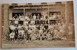 1920er RPPC YMCA HERREN CAMP BUENA VISTA SANDY ISLAND LAKE WINNEPESAUKEE NH ** - Bild 1 von 2