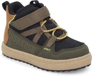 Boys Sneakers OshKosh B'gosh Camino Slip-on High Top Boots Toddler Shoes-sz 12T - Picture 1 of 10