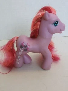 Tulip Twinkle My Little Pony Vintage 2005 Purple Pink Floral Sparkles - Picture 1 of 6