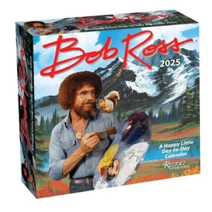 Bob Ross 2025 Day-to-Day Desk Box Calendar - Picture 1 of 3