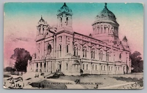 Postcard New Pro Cathedral Minneapolis Minnesota Unposted with Message - Picture 1 of 2