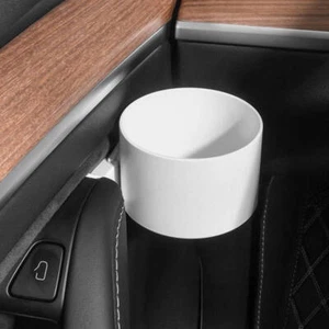 Weißer Getränkehalter Cup Holder für die Rechts Autotür für Tesla Model 3 & Y AF - Picture 1 of 7