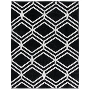 SAFAVIEH Adirondack Collection ADR253H Black / Ivory Rug - Picture 1 of 17