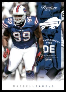 Marcell Dareus 2012 Panini Prestige #22 Buffalo Bills ALABAMA - Foto 1 di 2