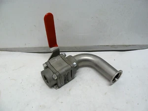 Worcester 1 5966TSE R21 316SST Stainless Steel Vacuum Ball Valve KF40 NW40 - Picture 1 of 9