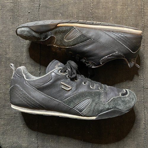 Diesel GUNNER Shoes mens Size 10.5 Black Cow Leather Running Athletic Sneakers eBay