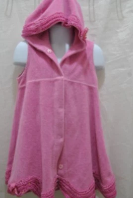 Niña Sudadera con Capucha Sin Mangas Ropa Exterior Rosa en Color Talla 6x RN 79269 Foto 1 de 4