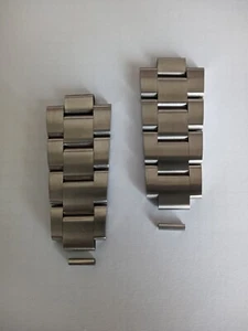 CINTURINO ACCIAIO SOLIDO SPEZZONI CON MAGLIE FISSE OYSTER REF. 78360 - Zdjęcie 1 z 5