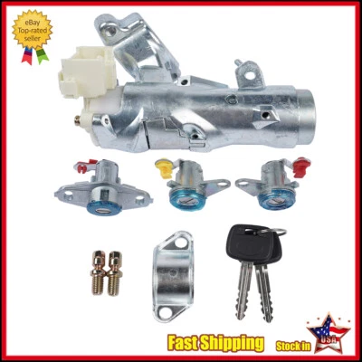 Juego completo de interruptores de encendido de cerradura de puerta para Toyota Corolla AE110 RAV4 69052-12340 Foto 1 de 4