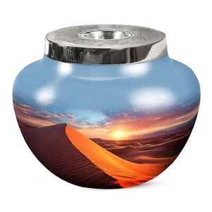 Dunes At Dusk Large Burial Urns For Adult Human Ashes Decorative Urn For Mom - Picture 1 of 7