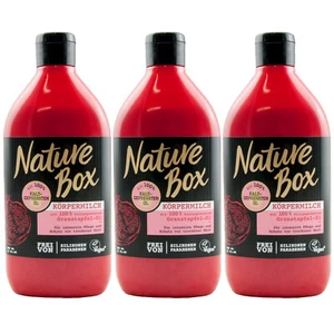 Nature Box KÖRPERMILCH Granatapfel 3 x 385ml frei von Silkonen & Parabenen-Vegan - Bild 1 von 1