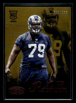 2014 Panini Certified #RR34 Greg Robinson 76/249 Rookie Rookie Retro Red Rams - Image 1 of 2