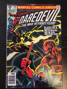 DAREDEVIL Marvel #168 FRANK MILLER 1st Appearance ELEKTRA 1981 - Picture 1 of 8