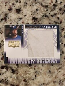 2005 Donruss Prime Patches Major League Materials Jumbo Swatch /449 Bill Hall