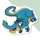 'Blue Dinosaur' Decal Stickers (DW034770)