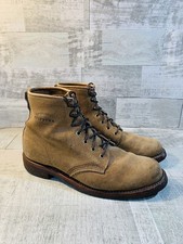Chippewa Aldrich Suede Service Boots Mens 10 D Vibram Soles 1901J27 Made USA
