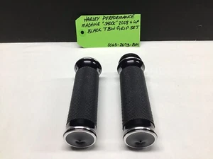Harley Performance Machine “Shock” 2008 & Up Black Throttle By Wire Grip Set - Picture 1 of 6