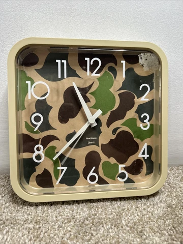 RARE Vintage New Haven MCM Mid Century Modern Clock Battery USA Cover