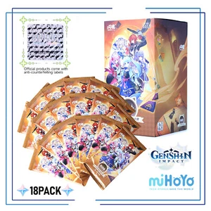 SHININGSOUL GENSHIN IMPACT Official TCG Booster Box Anime Game Card Sealed HOT - Picture 1 of 5