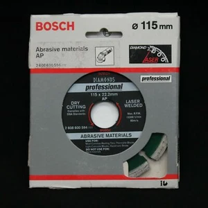 Bosch Professionell 115mm 11.4cm Diamantscheibe Klinge Abrieb Materialien, Dach - Picture 1 of 1
