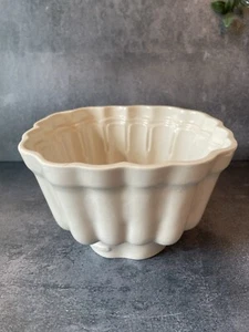 Antique English Jelly Mould White Grimwades Croft Large Country Cottage Kitchen - Picture 1 of 5