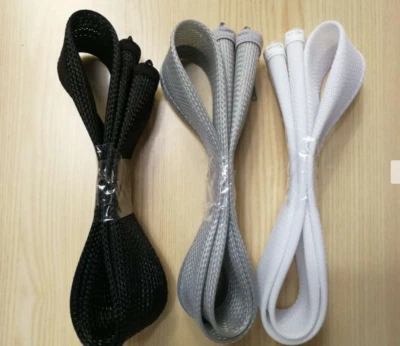 Cable Management Organizer Neoprene Cable Cord Wire Cover Hider Sleeves PC TV - Image 1 of 4