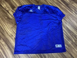Russel Athletic Blue Blank Football Jersey Size XL Mesh - Picture 1 of 4