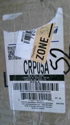 Spectra 高级发动机油盘 GMP05A | 高质量汽车零件 — 第 1/2 张图片