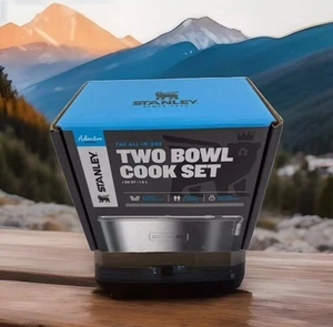8 Piece STANLEY All-In-One Two Bowl Cook Set Adventure Series Camping Hike NEW - Picture 1 of 1