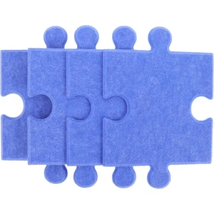 4 Pcs Puzzle Piece Wall Decor Vinyl Sticker For Home Office Nursery Decoration - Picture 1 of 18