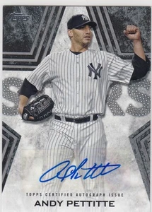 2023 Topps Update ANDY PETTITTE Baseball Stars Autograph Auto Black 087/199 - Picture 1 of 1