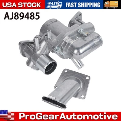 For Jaguar S-Type XJ8 XJR 4.2L 2003-2005 Aluminum Thermostat Housing AJ89485 New - Image 1 of 4