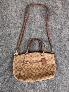 Bolso Bandolera Coach Prairie Signature Cuero Marrón/Beige F79998 - Imagen 1 de 11
