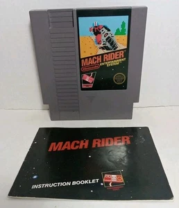 Mach Rider (Nintendo NES) Game & Manual, 5-Screw, Tested - Picture 1 of 11