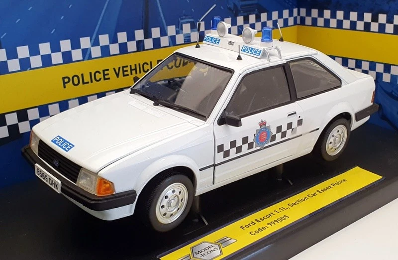 Model Icons 1/18 Scale 999005 - Ford Escort 1.1L - Section Car Essex Police - Image 1 of 4