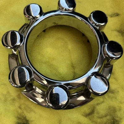 OEM 2017-2024 Ford F250 Super Duty Front Chrome 8 Lug Center Cap - HC3C-1A096-LD - Image 1 of 4