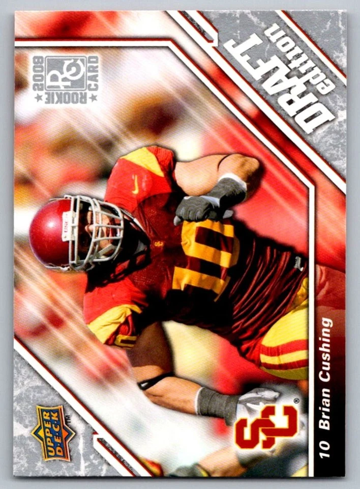 2009 Upper Deck Draft Edition Brian Cushing Rookie USC Trojans #61 - Image 1 of 2