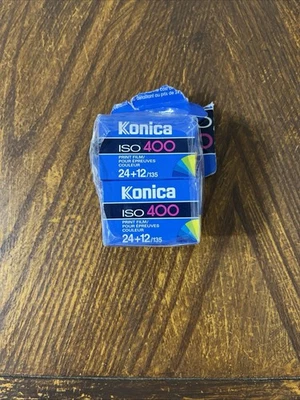 2 - Película Konica VX 400 36/135 para impresión en colores. La caja nueva está un poco desordenada. Foto 1 de 3