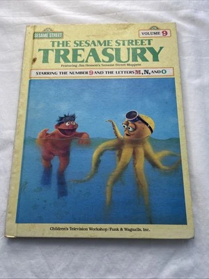 The Sesame Street Treasury Volume 9 Starring 9 And M N O 1983 Muppets - Image 1 of 4