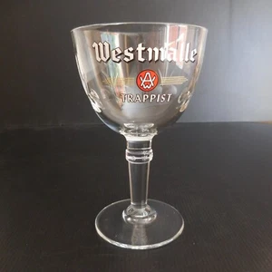 Verre chope coupe 33CL bière WESTMALLE TRAPPIST cristal art déco N5918 - Imagen 1 de 12