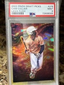 2022 Prizm Draft Picks Cam Collier Lava Flow LF-8 Prizm SSP Case Hit RC PSA 9 ✨